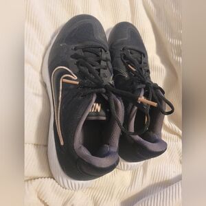 Nike Women's Black and Pink Turf Shoes